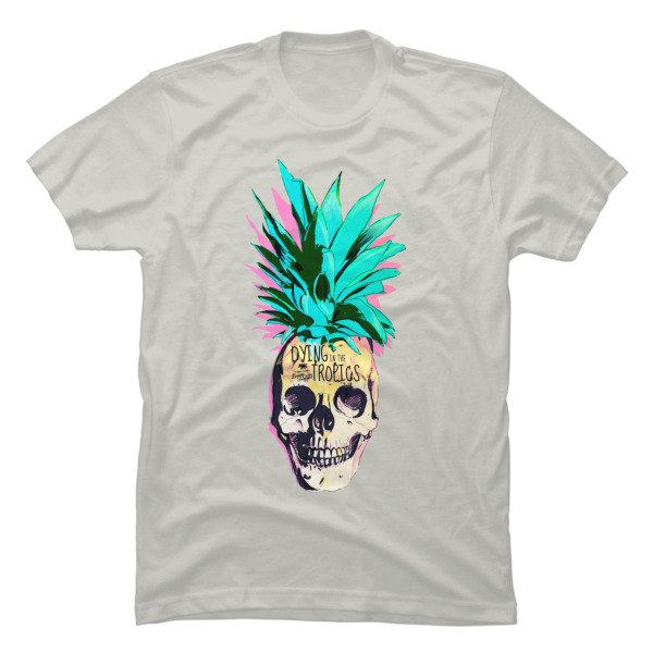 skull pineapple shirt